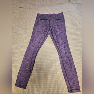 lululemon athletica Purple Space-Dye Performance Leggings